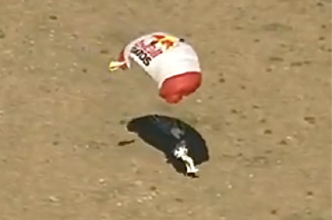 Felix touches down