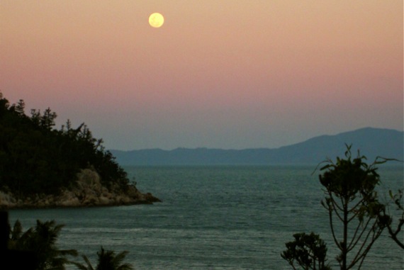 full moon over magnetic island