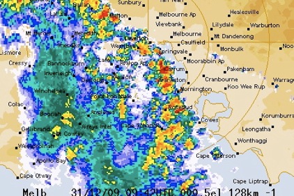 NYE Melbourne Radar