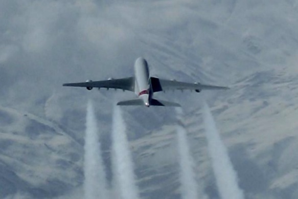 A380 over Turkey